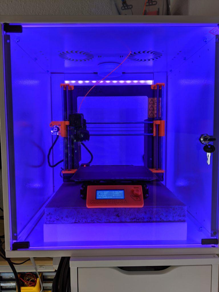 Ideal server rack 3D Printer Enclosure