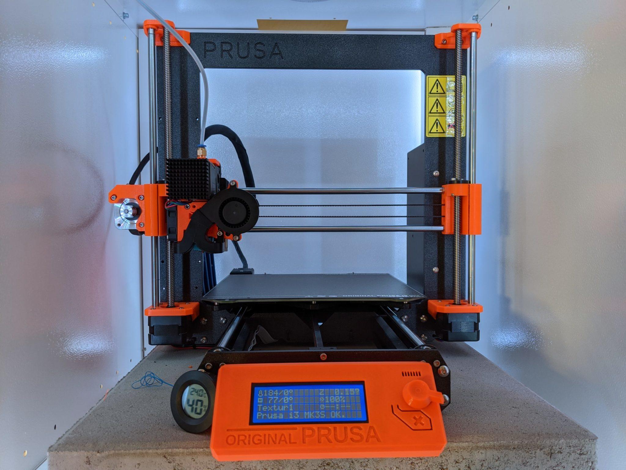 A sleek Prusa i3 MK3S Raspberry Pi 4 Upgrade