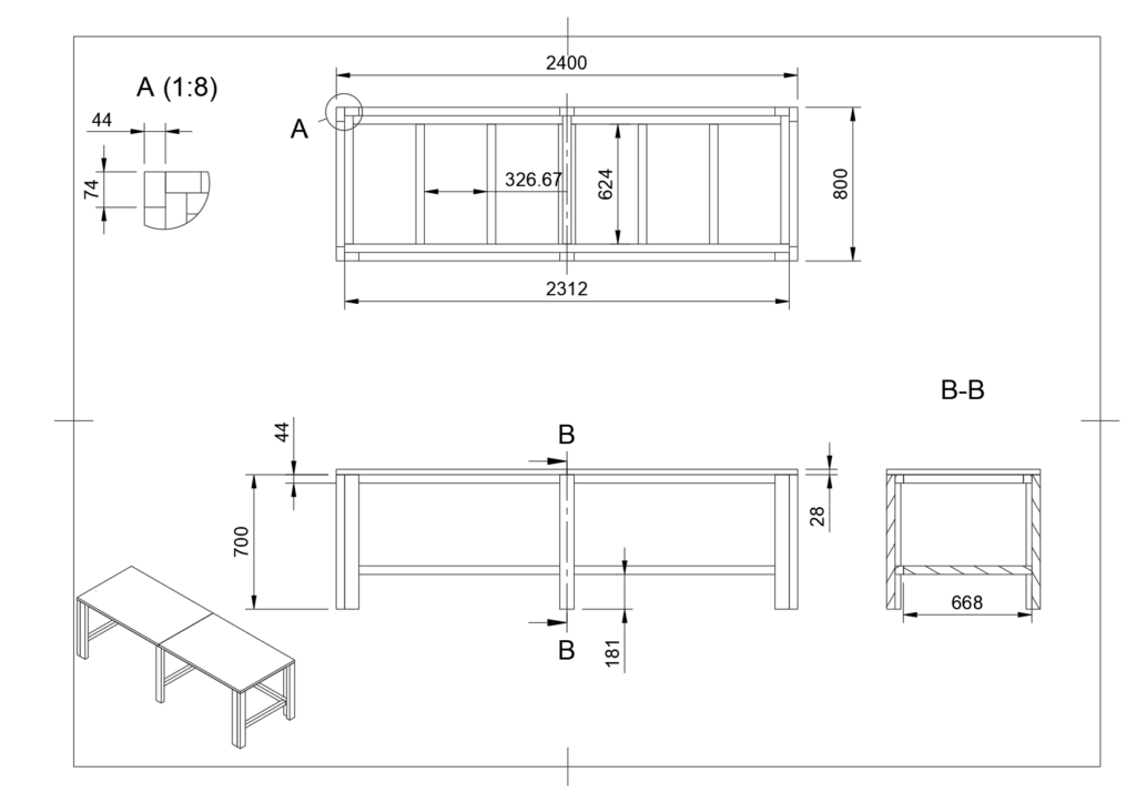 grafik 13 - Einfache und doch robuste DIY Werkbank aus Holz