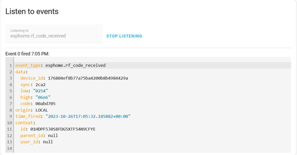 image 17 - Hinzufügen und Verfolgen des Status von 433MHz-Geräten über Sonoff RF BridgeR2 und ESPHome im Home Assistant